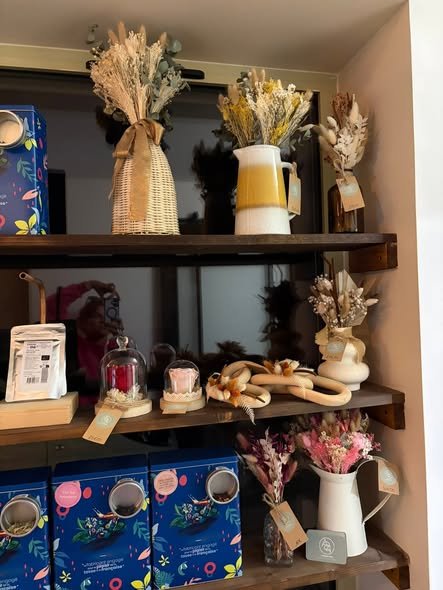 Décoration intérieure et fleurs séchées